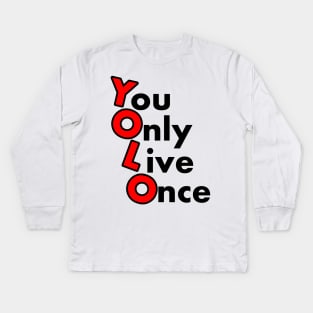 Yolo Kids Long Sleeve T-Shirt